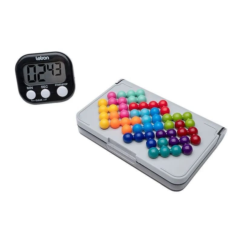 QUEBRA-CABECA 3D DESAFIOS LOGICA COM CRONOMETRO LETRON - REF. 10505 -  1 UNIDADE