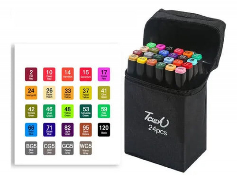 PINCEL MARCADOR ARTIS.DUAL TOUCH C/ 24 - UN COM 1 UN