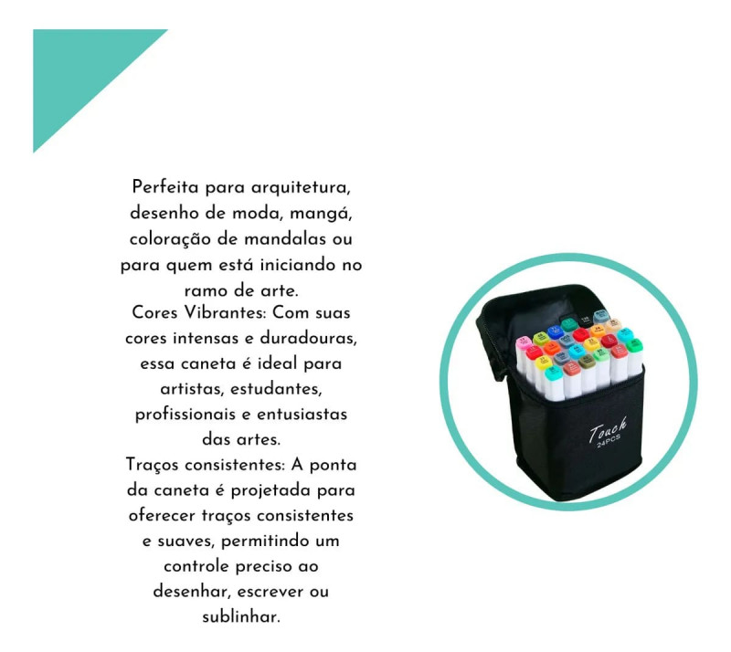 PINCEL MARCADOR ARTIS.DUAL TOUCH C/ 24 - UN COM 1 UN