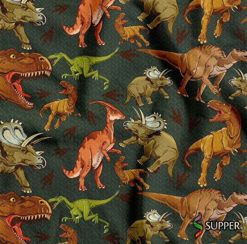 TNT 1,40 X 25 METROS ESTAMPADO DINOSSAUROS - REF. NT.EST.00.0656 - 1 UNIDADE