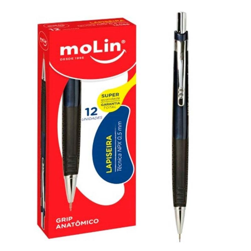 LAPISEIRA 0.5 TECNICA NPX 14086 MOLIN - REF. 14086 - CAIXA 12 UNIDADES