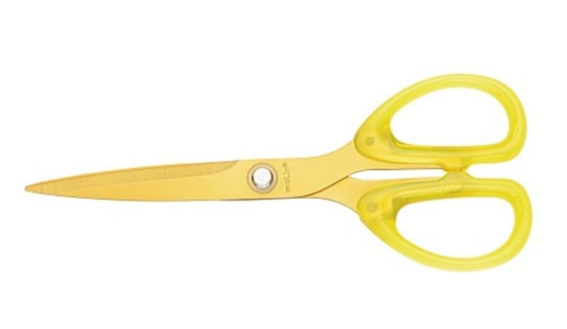 TESOURA 17CM LOVE GOLD TITANIUM MOLIN - REF. 23179 - 1 UNIDADE