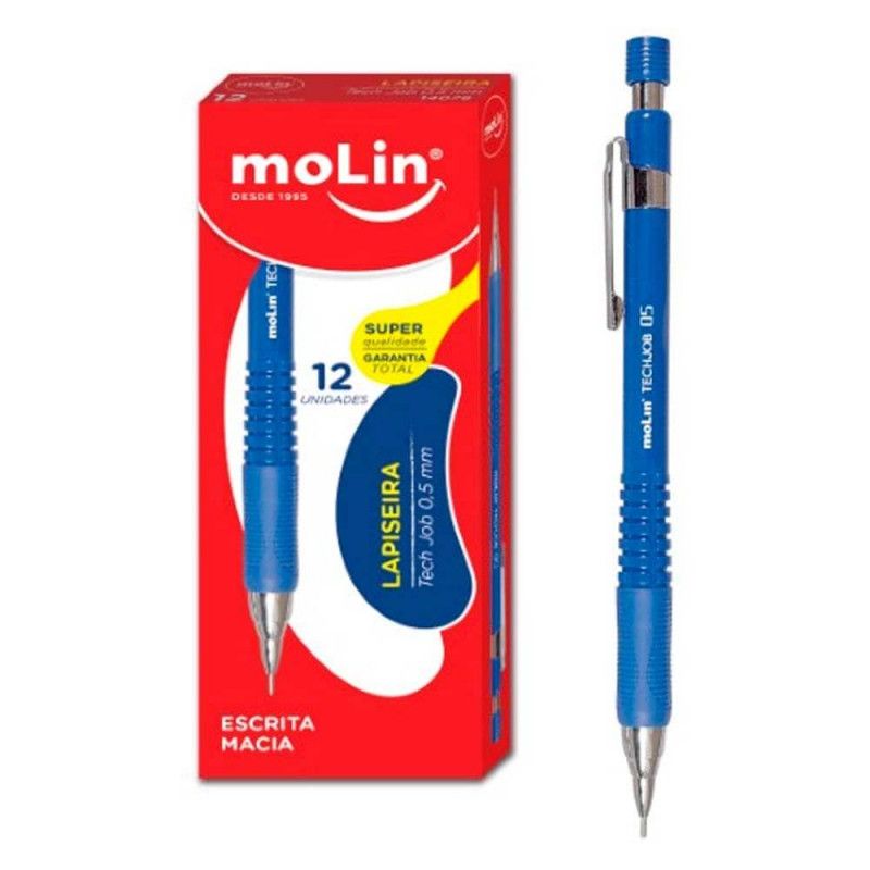 LAPISEIRA 0.5 TECNICA JOB 14076 MOLIN - REF. 14076 - CAIXA 12 UNIDADES