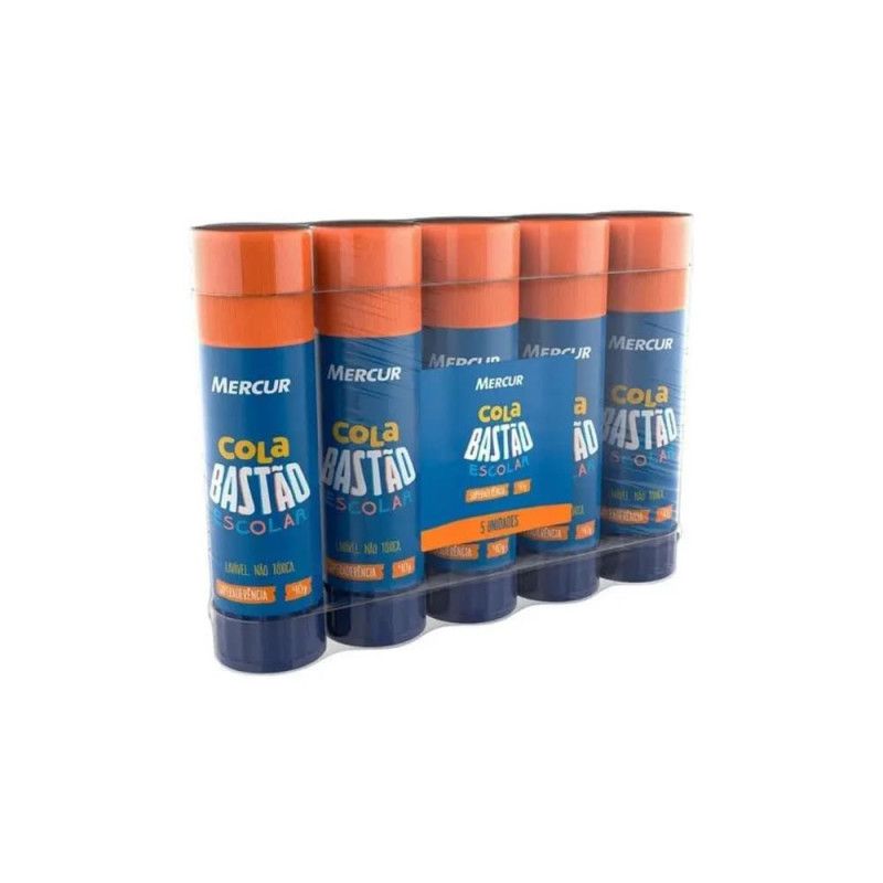 COLA BASTAO 40G BERCO MERCUR - REF. B01010902046 - CAIXA 5 UNIDADES