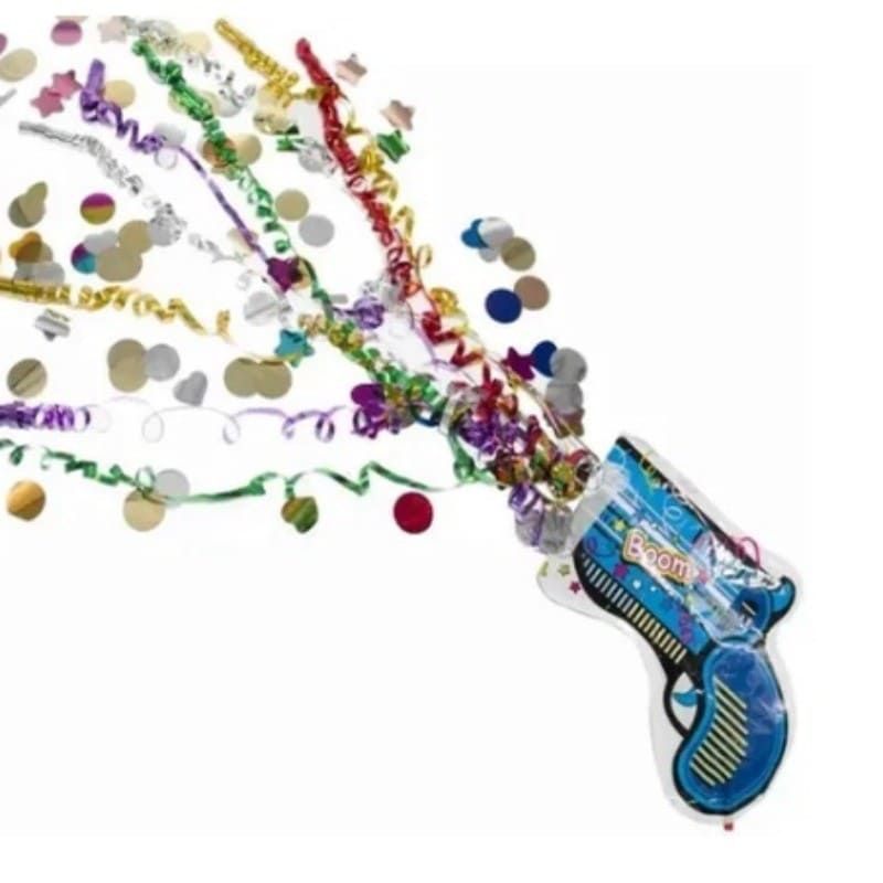 BALAO PISTOLA COM CONFETE COM 6 MAKE+ - REF. 8694 - CAIXA MASTER COM 6 UNIDADES