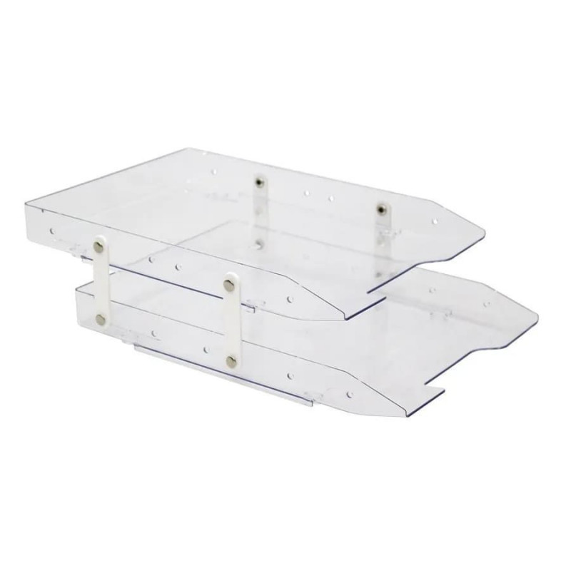 CAIXA CORRESPONDENCIA DUPLA ARTICULAVEL SLIM CRISTAL WALEU - REF. 10050078 - 1 UNIDADE