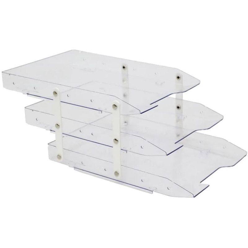 CAIXA CORRESPONDENCIA TRIPLA ARTICULAVEL SLIM CRISTAL WALEU - REF. 10050079 - 1 UNIDADE