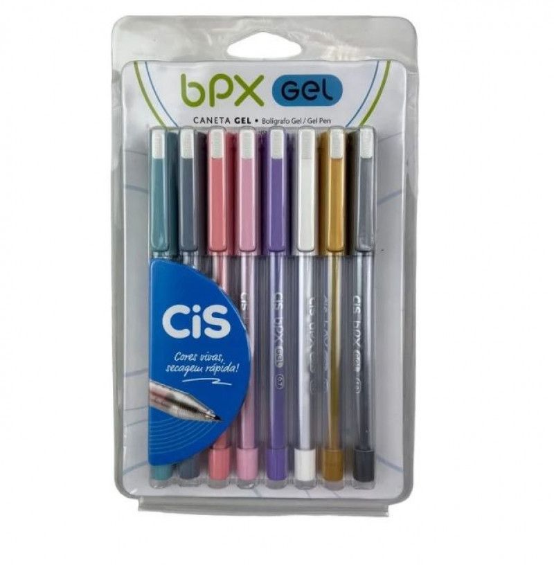 CANETA GEL 0.7/1.0 BPX COM 8 CIS - REF. 52.8232 - 1 UNIDADE