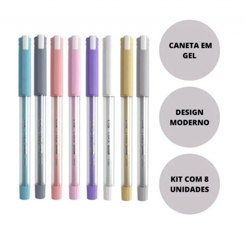 CANETA GEL 0.7/1.0 BPX COM 8 CIS - REF. 52.8232 - 1 UNIDADE