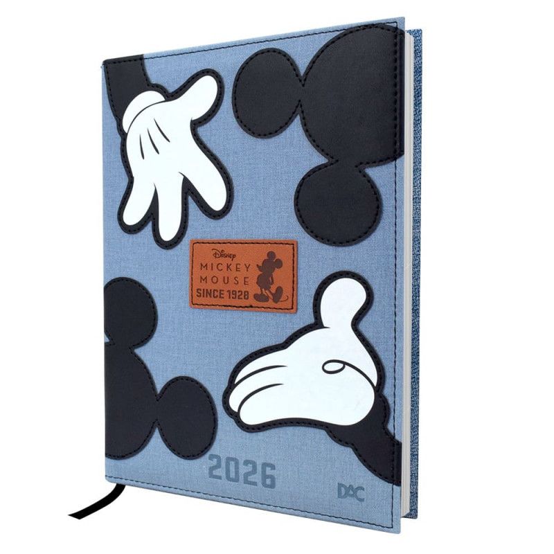 AGENDA COSTURADA MICKEY DAC 2026 - REF. 5360 - PACOTE COM 4 UNIDADES