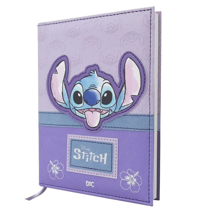 AGENDA COSTURADA MINI STITCH DAC 2026 - REF. 5374 - PACOTE COM 4 UNIDADES