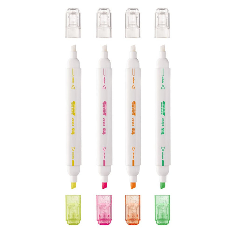 MARCA TEXTO APG TRIS CLEAR DP 24UN - 910882 CX COM 24 UN