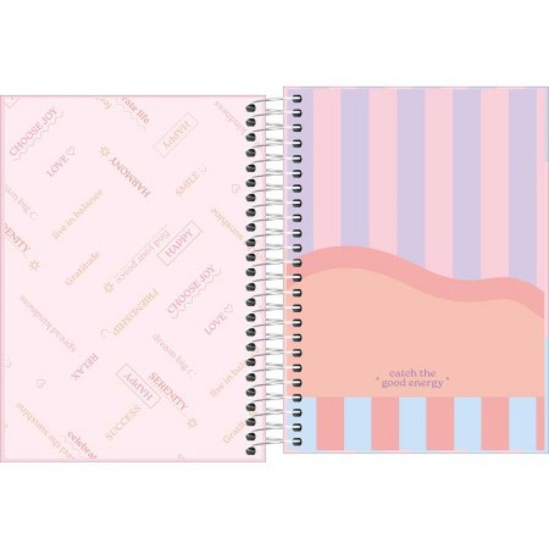 AGENDA ESPPIRAL HAPPY M4 TILIBRA 2026 - REF. 393797 - PACOTE COM 5 UNIDADES 