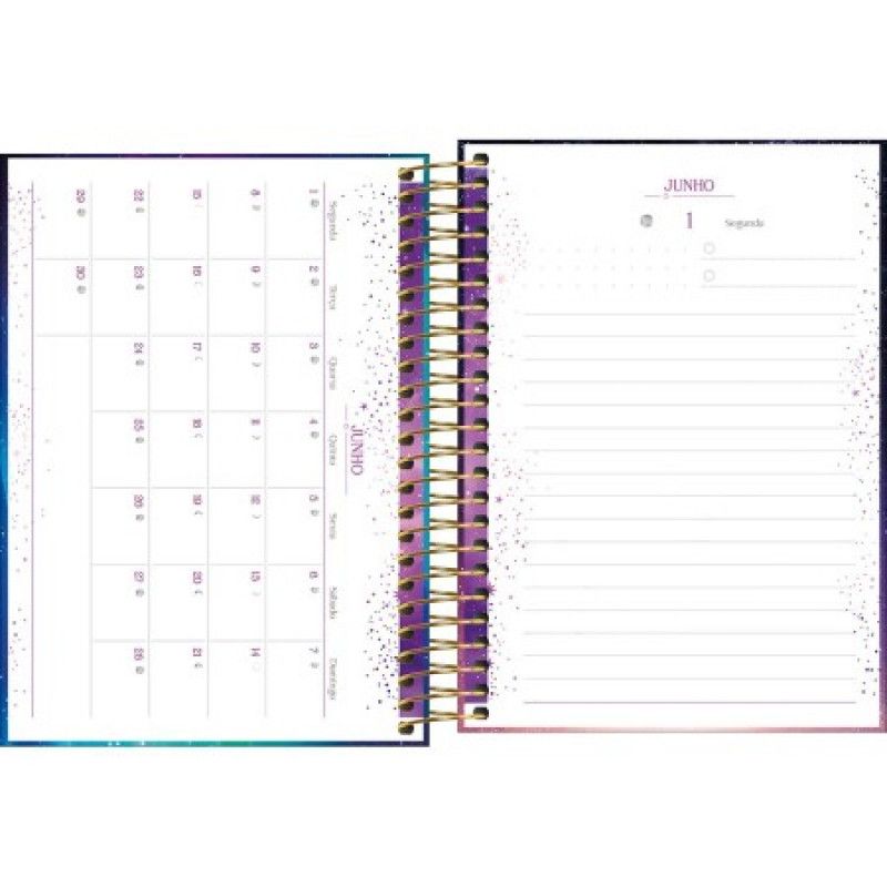 AGENDA ESPIRAL MAGIC M4 TILIBRA 2026 - REF. 393801 - PACOTE COM 5 UNIDADES 