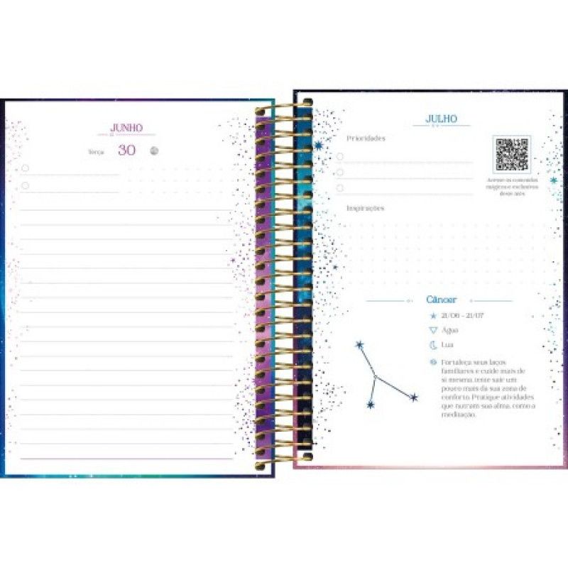 AGENDA ESPIRAL MAGIC M4 TILIBRA 2026 - REF. 393801 - PACOTE COM 5 UNIDADES 