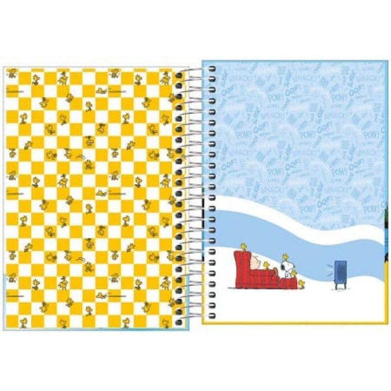 AGENDA ESPIRAL SNOOPY M5 TILIBRA 2026 - REF. 393851 - PACOTE COM 5 UNIDADES 