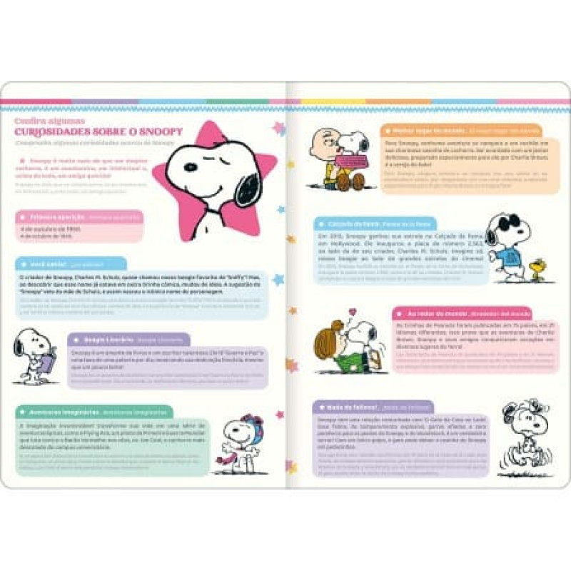 AGENDA BROCHURA SNOOPY PLANNER M7 TILIBRA 2026 - REF. 393894 - PACOTE COM 5 UNIDADES 