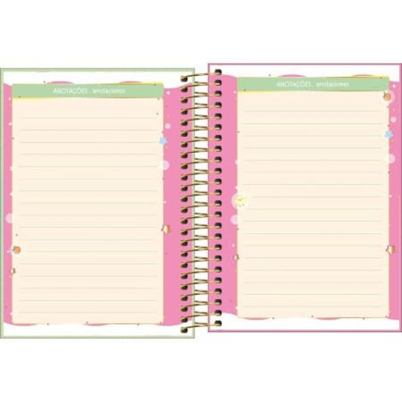 AGENDA ESPIRAL CAPYCLUB M3 TILIBRA 2026 - REF. 393843 - PACOTE COM 4 UNIDADES 