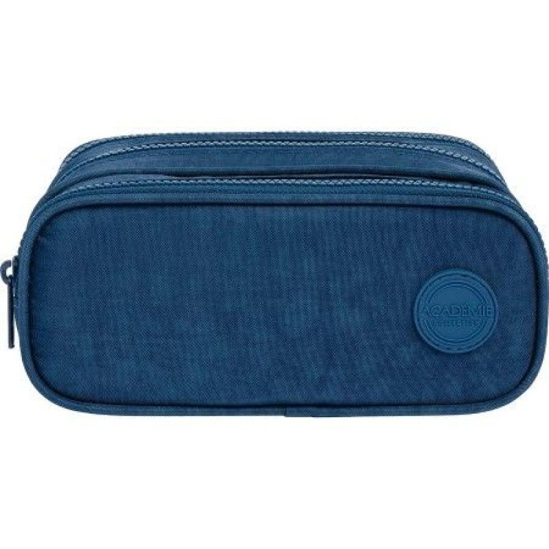 ESTOJO TRIPLO ACADEMIE AZUL TILIBRA - REF. 347311 - 1 UNIDADE