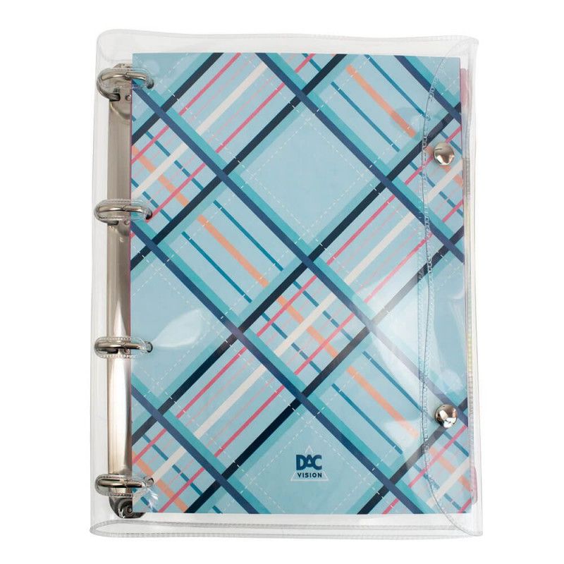 FICHARIO UNIVERSITARIO CRISTAL AZUL DAC BASIC 182 FOLHAS - REF. 3991 - 1 UNIDADE