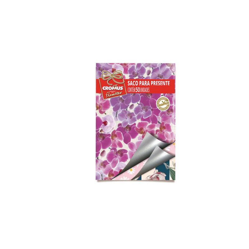 SACO 35X54CM METAL SORTIDO FEMININO CROMUS - REF. 99003113 - PACOTE COM 50 UNIDADES
