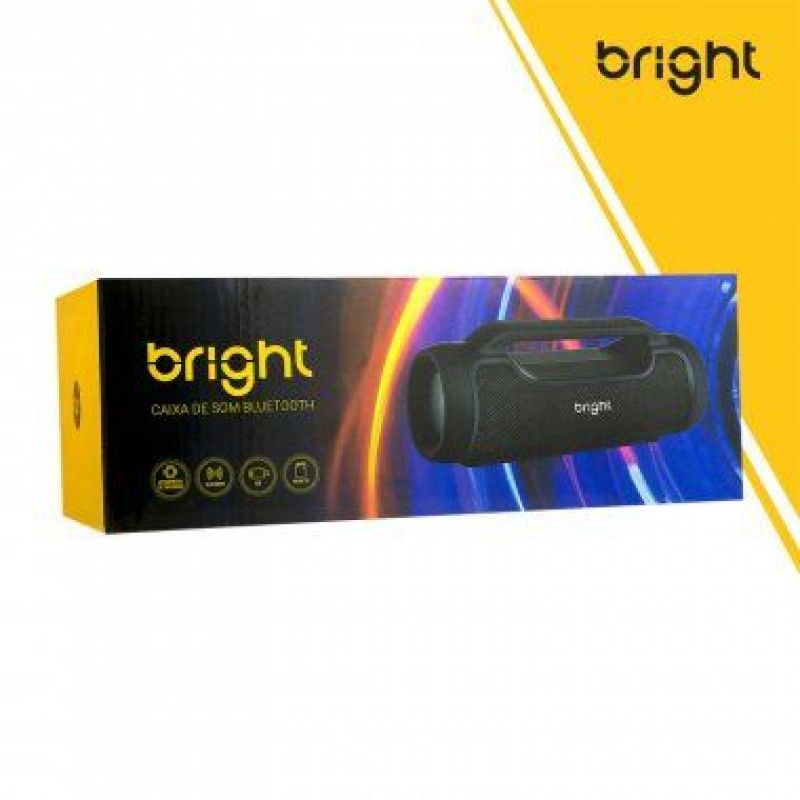 CAIXA DE SOM 10W BT/AUX/USB/TF/SD BRIGHT - REF. C03 - 1 UNIDADE