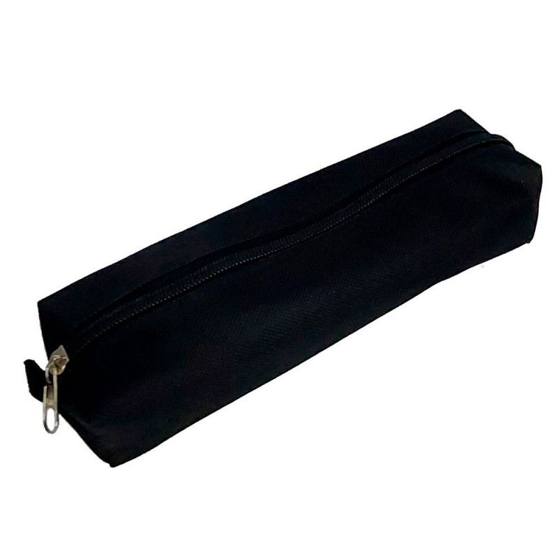 ESTOJO NYLON TUBAO VISUAL - REF. 101 PRETO - PACOTE COM 10 UNIDADES