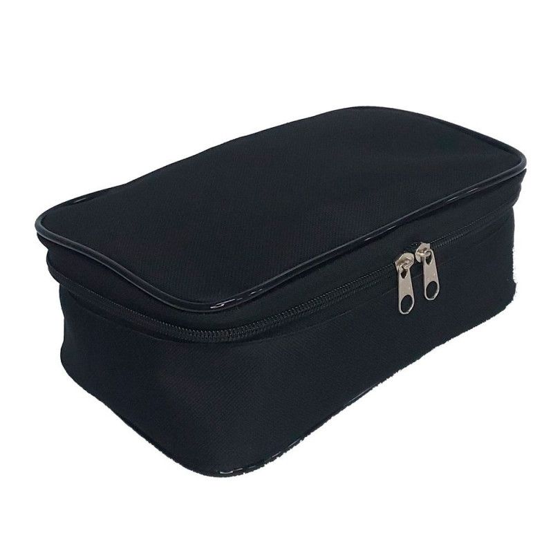 ESTOJO NYLON BOX VISUAL - REF. 112 PRETO - 1 UNIDADE