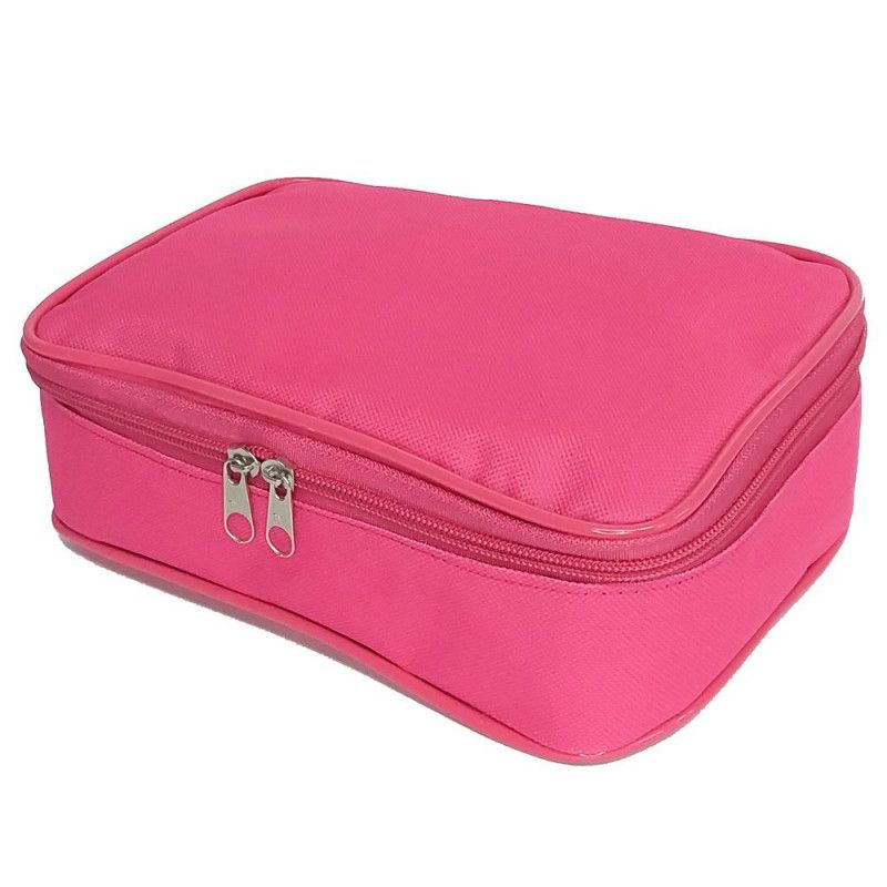 ESTOJO NYLON BOX VISUAL - REF. 112 PINK - 1 UNIDADE