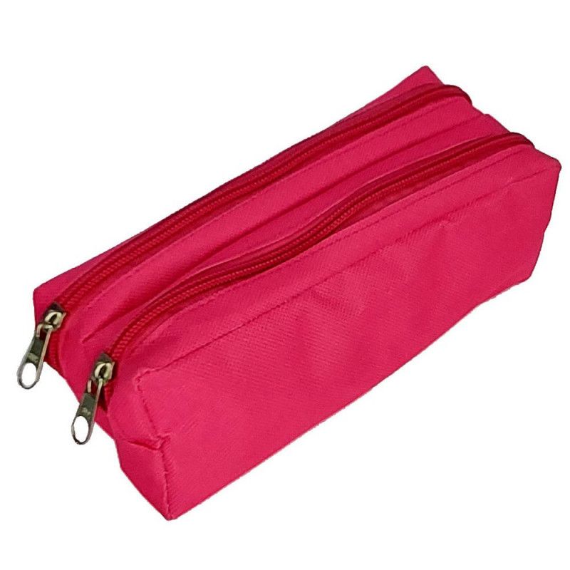 ESTOJO NYLON DUPLO VISUAL - REF. 102 PINK - PACOTE COM 6 UNIDADES