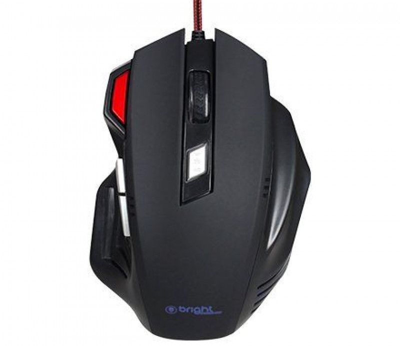 MOUSE GAMER PRO COM FIO/LED 24000DPI 7 BOTOES BRIGHT - REF. 0465 - 1 UNIDADE