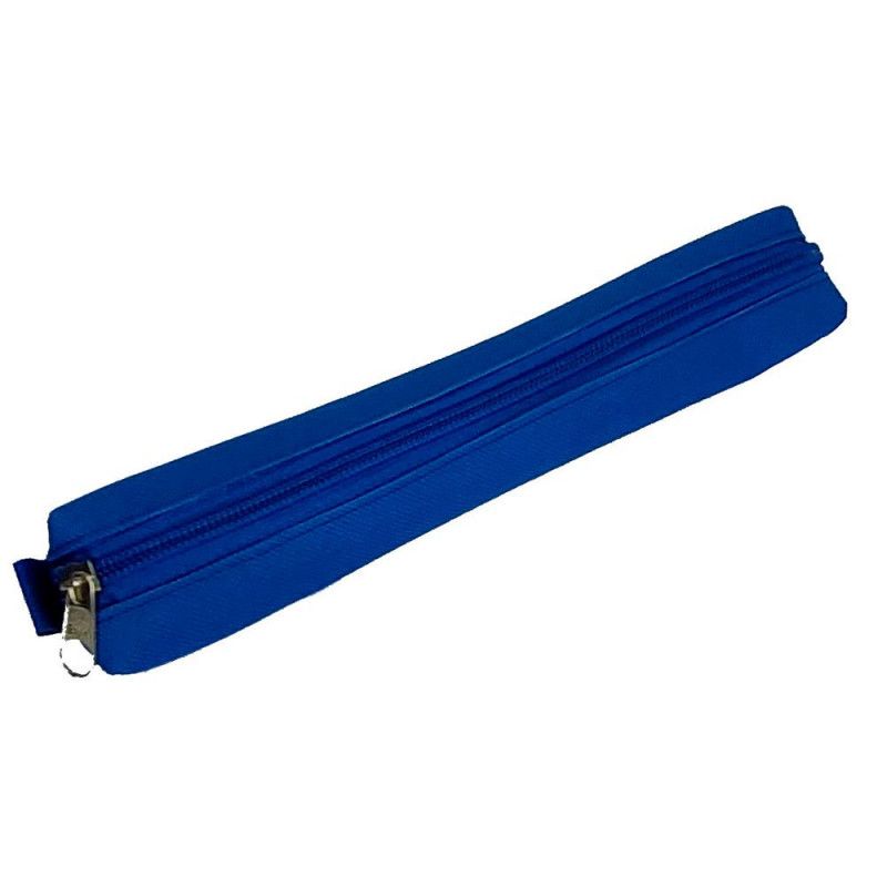 ESTOJO NYLON TUBINHO VISUAL - REF. 100 AZUL - 1 UNIDADE