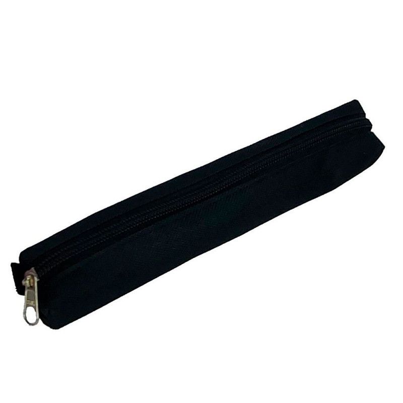 ESTOJO NYLON TUBINHO VISUAL - REF. 100 PRETO - 1 UNIDADE