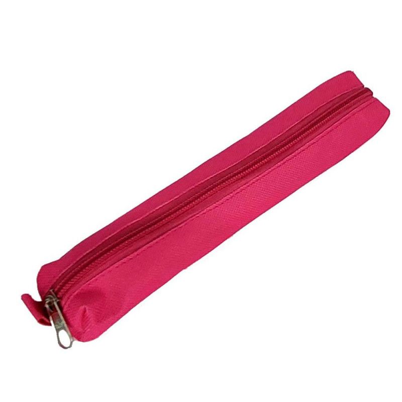 ESTOJO NYLON TUBINHO VISUAL - REF. 100 PINK - 1 UNIDADE