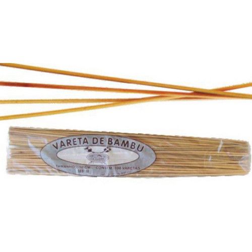VARETA 50 CM REAL BAMBU REAL SEDA - PACOTE COM 100 UNIDADES