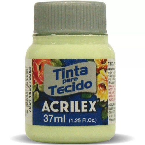 TINTA PARA TECIDO 37ML VERDE SOFT - REF. 897 - CAIXA COM 12 UNIDADES