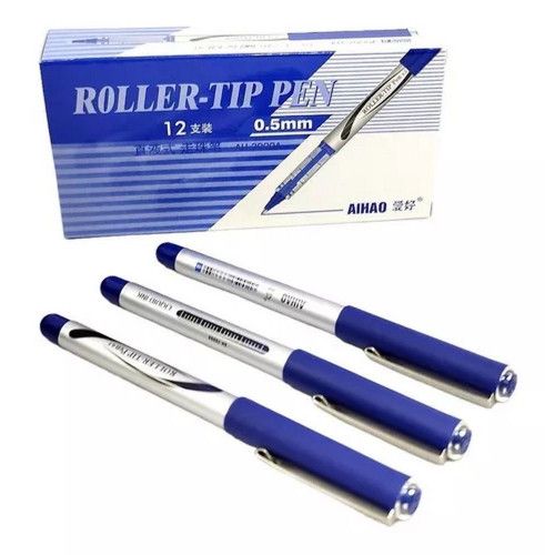 CANETA ROLLER 0.5 TIP AIHAO AZUL - CAIXA COM 12 UNIDADES