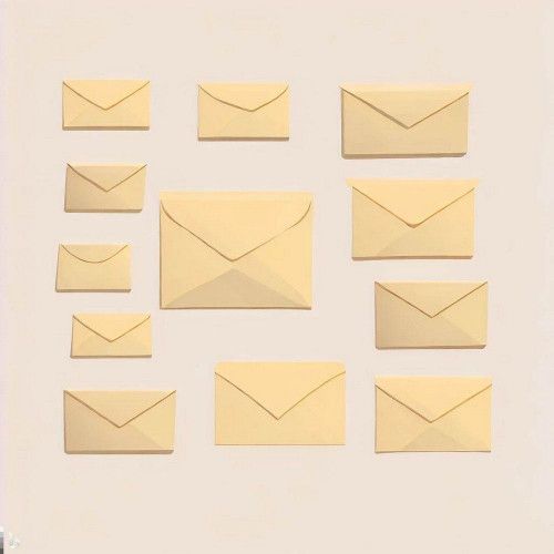 ENVELOPE OFICIO 114X229MM COR CREME - CAIXA COM 50 UNIDADES
