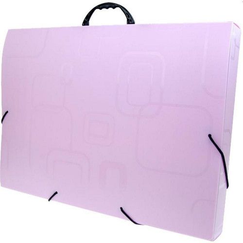 MALETA A3 COM ALCA SMILE ROSA 2151.Q DELLO - REF. 2151.Q - 1 UNIDADE