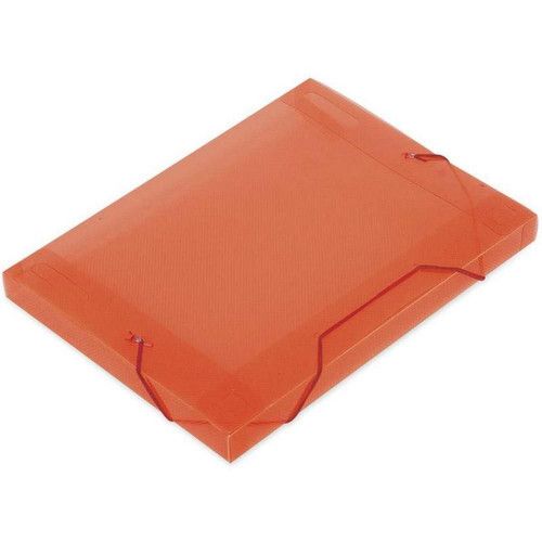 PASTA ABA ELASTICO PLASTICA 30MM SOFT VERMELHO - CAIXA COM 10 UNIDADES