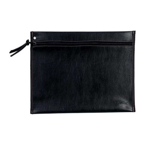 MALOTE CLASSIC COURO PRETO 6037 DAC - REF. 6037PR - 1 UNIDADE