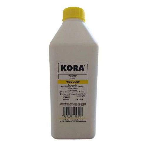 TINTA HP UNIVERSAL 1 LITRO YELLOW CORANTE - 1 UNIDADE