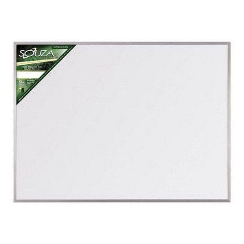 QUADRO BRANCO 90X60 ALUMINIO POPULAR - REF. 5603 - PACOTE COM 4 UNIDADES
