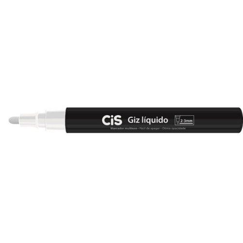 GIZ ESCOLAR LIQUIDO BRANCO CIS - REF. 8037 - CAIXA COM 6 UNIDADES