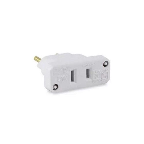 ADAPTADOR PARA TOMADA PINO CHATO ANT - REF. 4315 - 1 UNIDADE