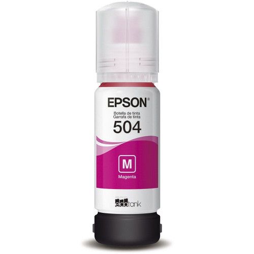 TINTA REFIL EPSON 70ML 504 MAGENTA - REF. 504 - 1 UNIDADE
