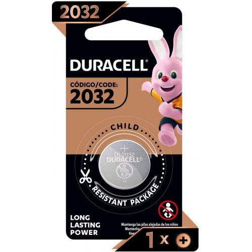 BATERIA CR2032 LITIO DURACELL - REF. 2032 - 1 UNIDADE