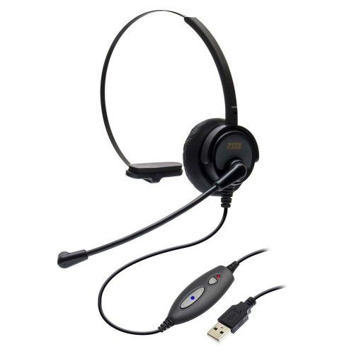 HEADSET USB DH-60 ZOX TELECOM - REF. DH-60 - 1 UNIDADE