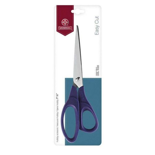 TESOURA 19 CM HOBBY MUNDIAL - REF. 164N-7 - 1 UNIDADE
