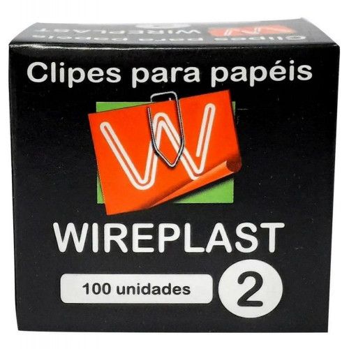 CLIPES 2 COM 100 UNIDADES WIREPLAST - 1 UNIDADE